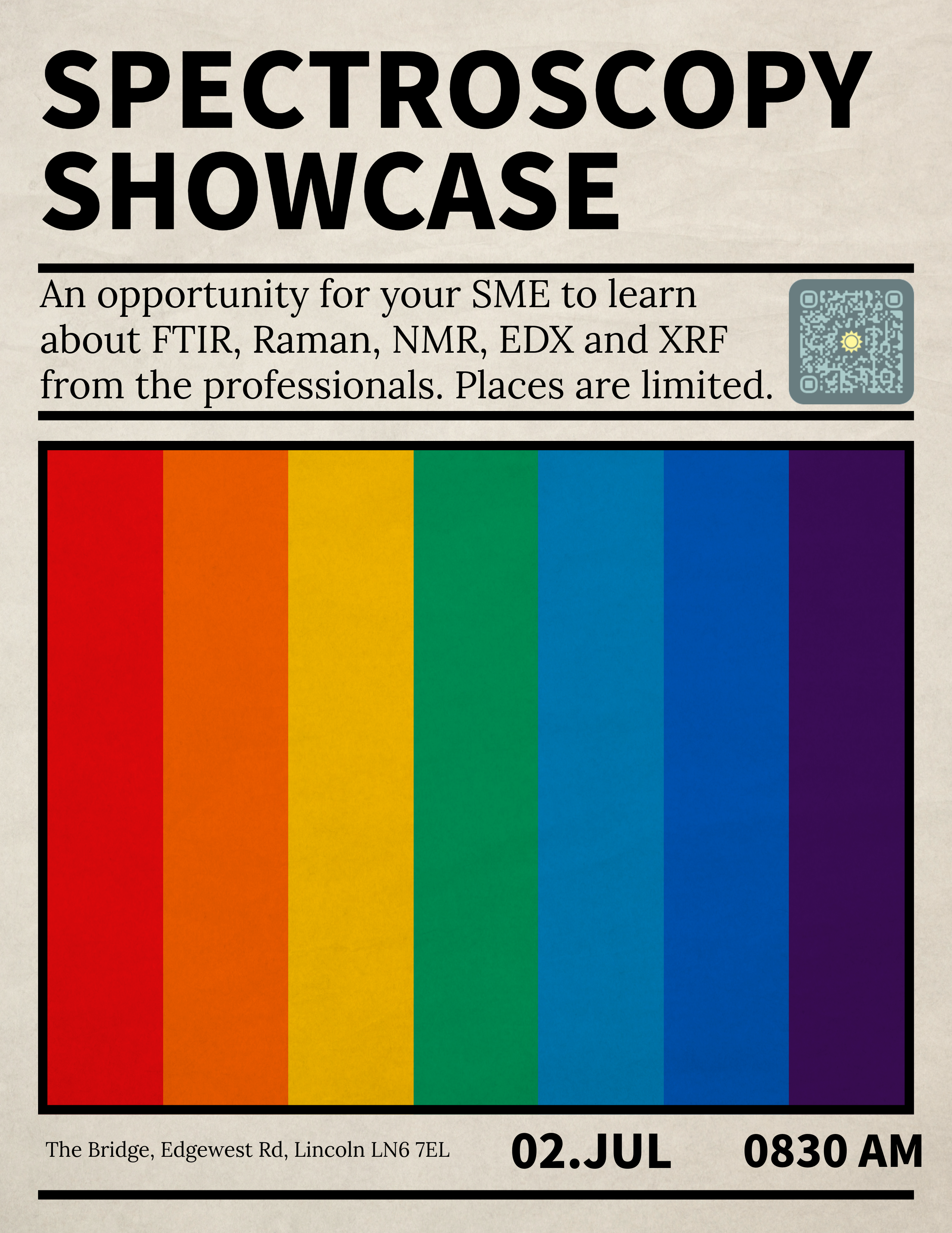 Spectroscopy Showcase Flyer